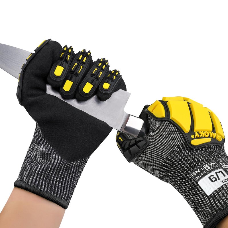 Heavy Duty Gloves Supplier - EN388 A6 TPR Anti Impact