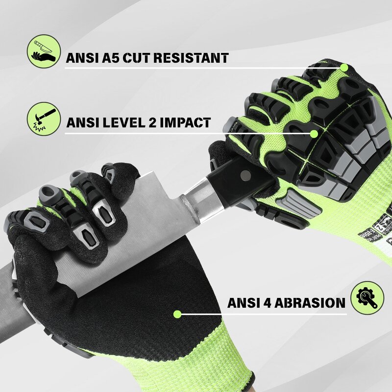 Anti-Cut Mechanic Gloves Supplier - Anti-Impact Customizable