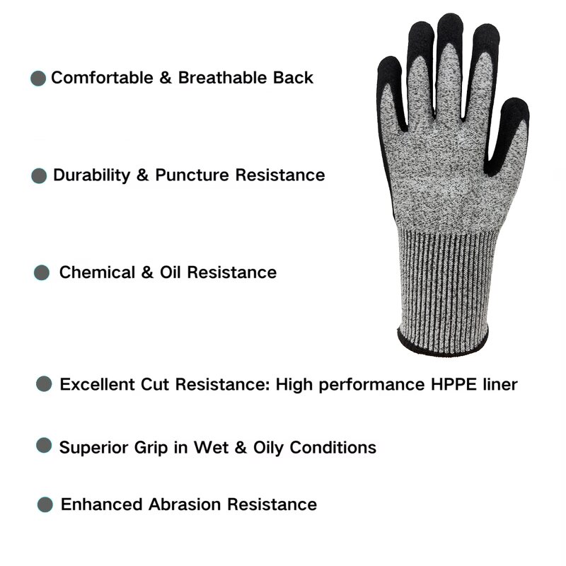 Nitrile Garden Gloves Manufacturer - Wholesale Grip Oil Resistant