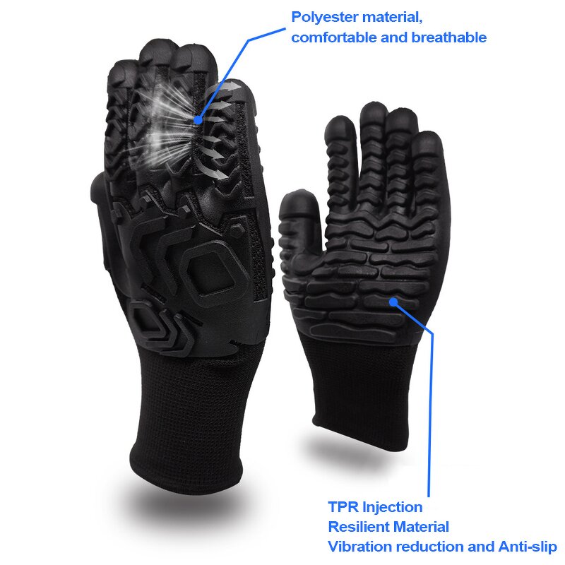 Anti-Vibration Gloves Manufacturer - Professional TPE Injection