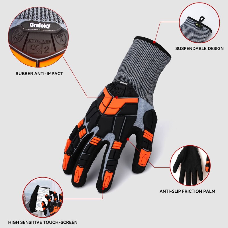 Sandy Nitrile Gloves Manufacturer - CE Oilfield Shock Vibration