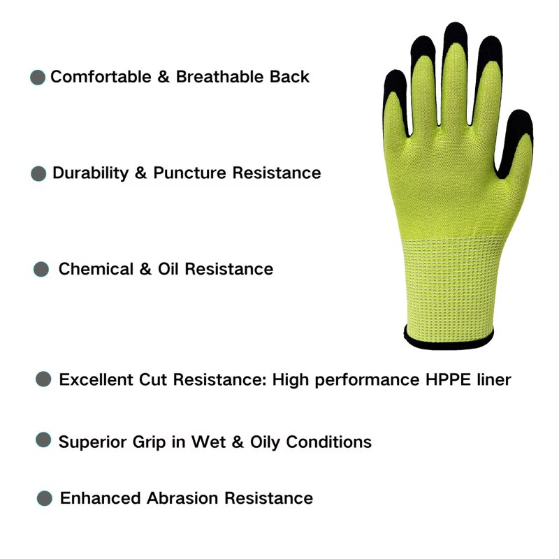 Industrial Safety Gloves Supplier - Wholesale Heavy Duty Level 5