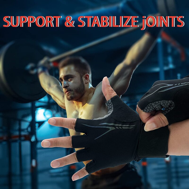 Half Finger Gym Gloves Supplier - Anti-slip Weightlifting Sports