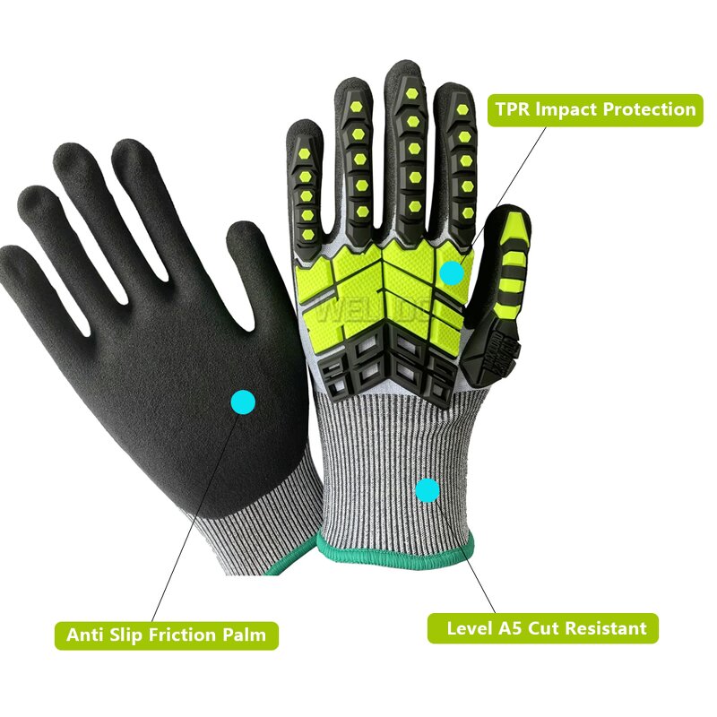 TPR Safety Gloves Supplier - Hot Sale Level 5 Anti-Cut