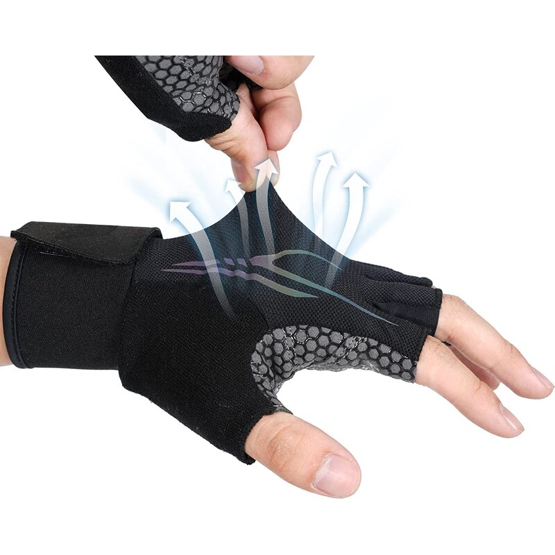 Half Finger Gym Gloves Supplier - Anti-slip Weightlifting Sports