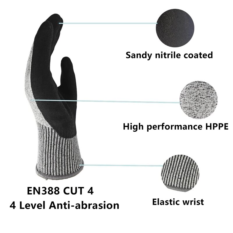 Nitrile Garden Gloves Manufacturer - Wholesale Grip Oil Resistant