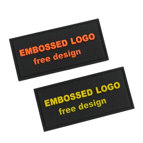 PVC Rubber Patch Supplier - Custom 2D 3D for Logos Colors