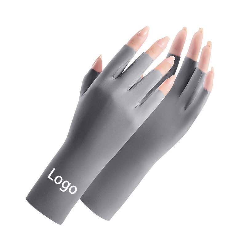 Anti UV Gloves Supplier - Custom Logo for Nail Manicure