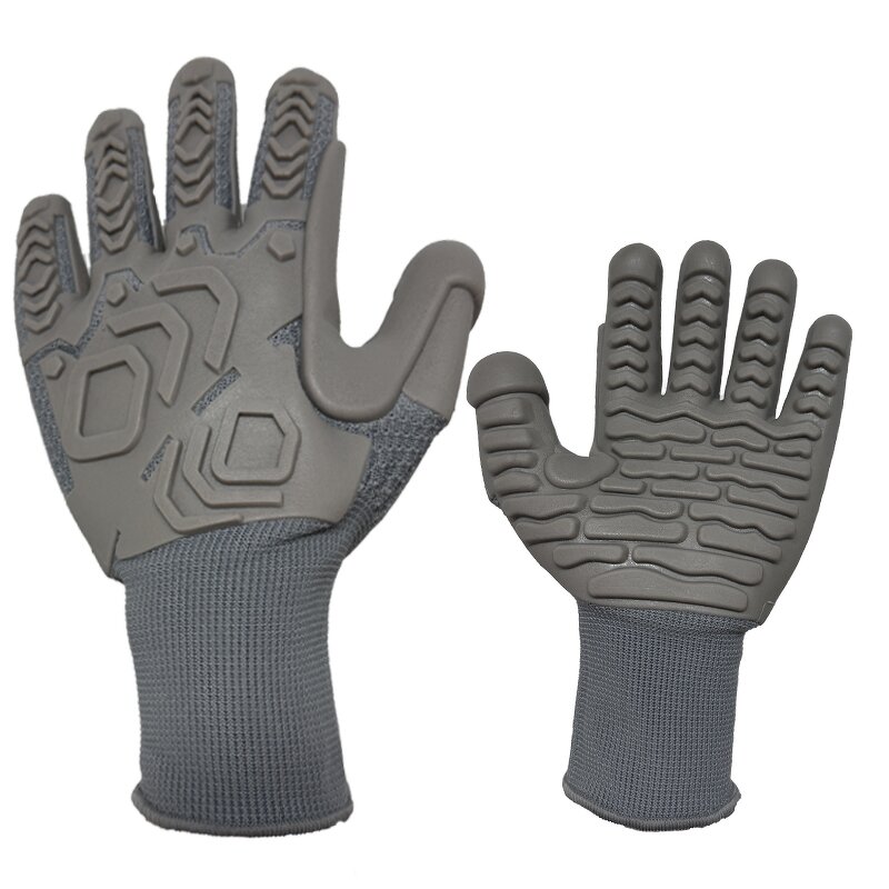 TPE Shock Gloves Supplier - Palm Impact Resistance for Mining