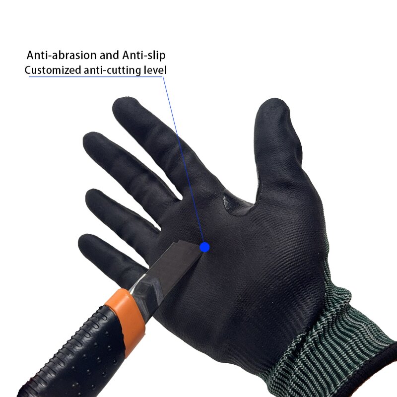 Nitrile Foam Gloves Supplier - Custom logo Slip-Resistant