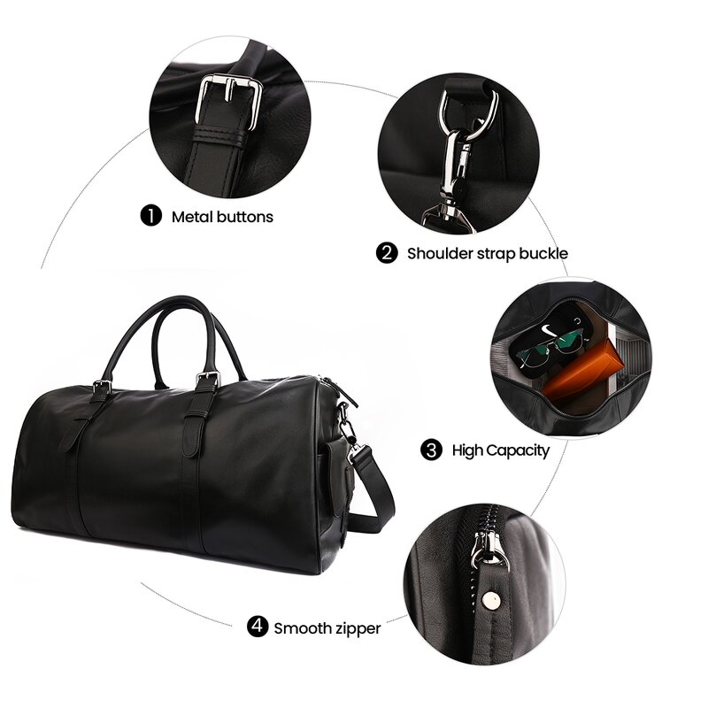 Leather Duffel Bag Supplier - Durable Classics Genuine