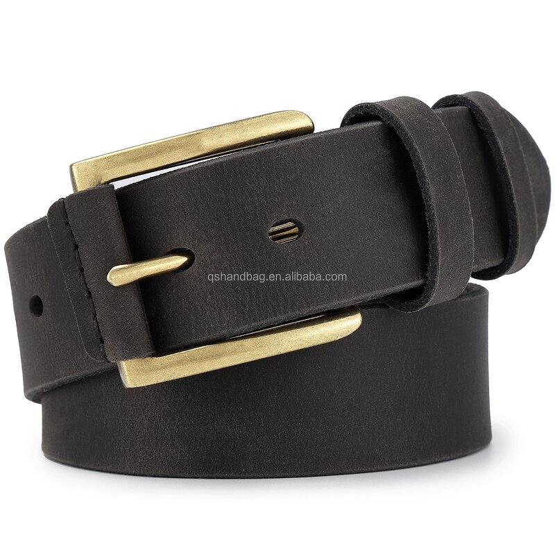 Vintage Men Belt Supplier - Crazy Horse Leather Jeans