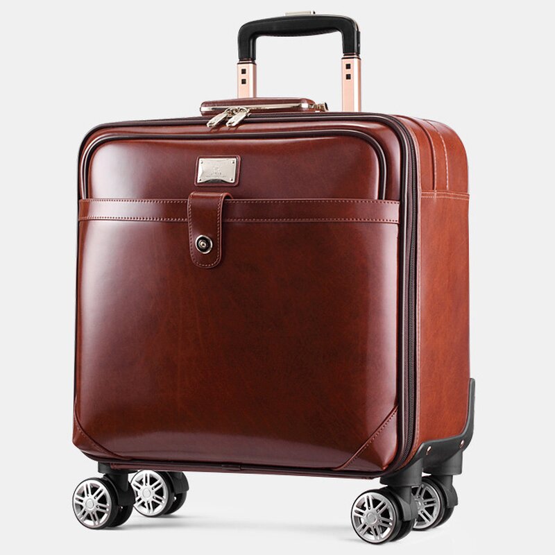 Custom Leather Luggage Manufacturer - Trolley case Soft