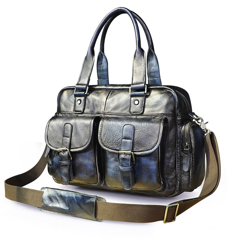 Cowhide Duffle Bag Manufacturer - Multifunctional Crazy Horse