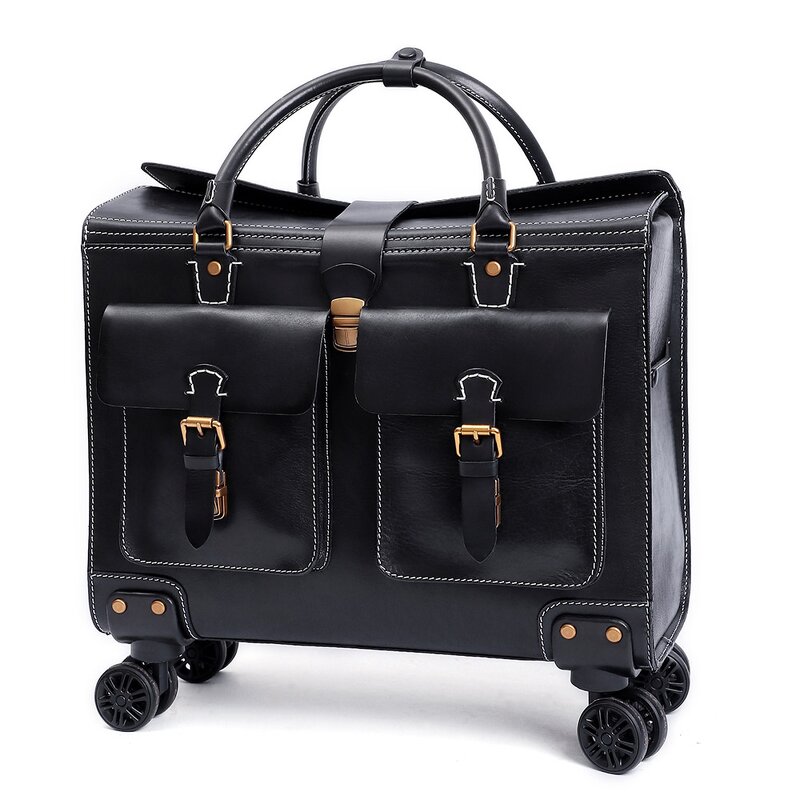 Leather Suitcase Manufacturer - 2025 Fashion Rolling Luggage