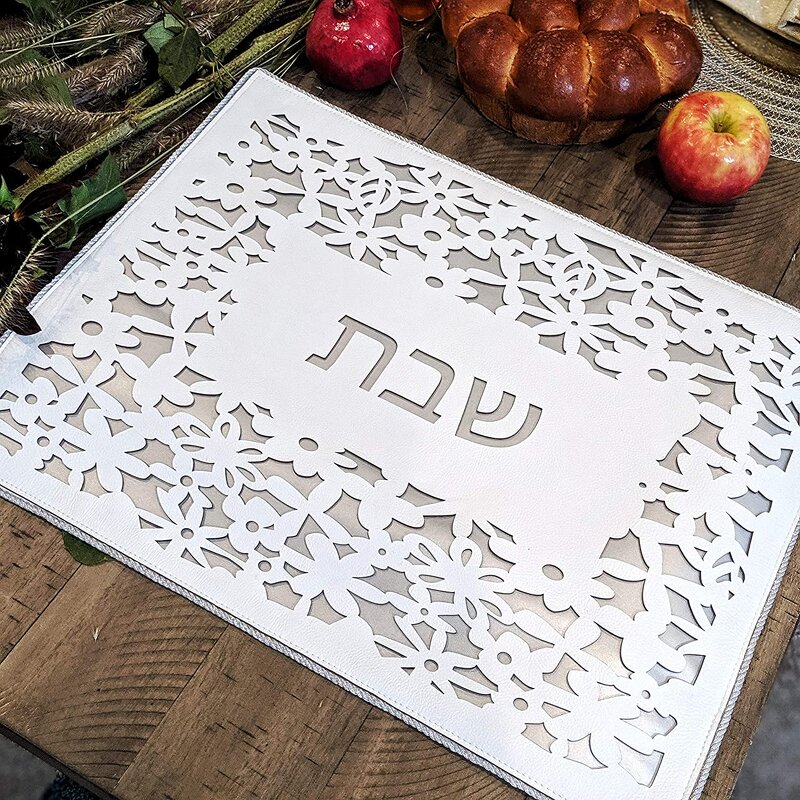 PU Leather Challah Cover Supplier - Embroidery Marble Leather