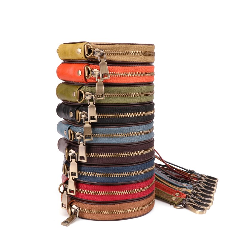 Leather Wallet Supplier - Fashion Custom Black Long