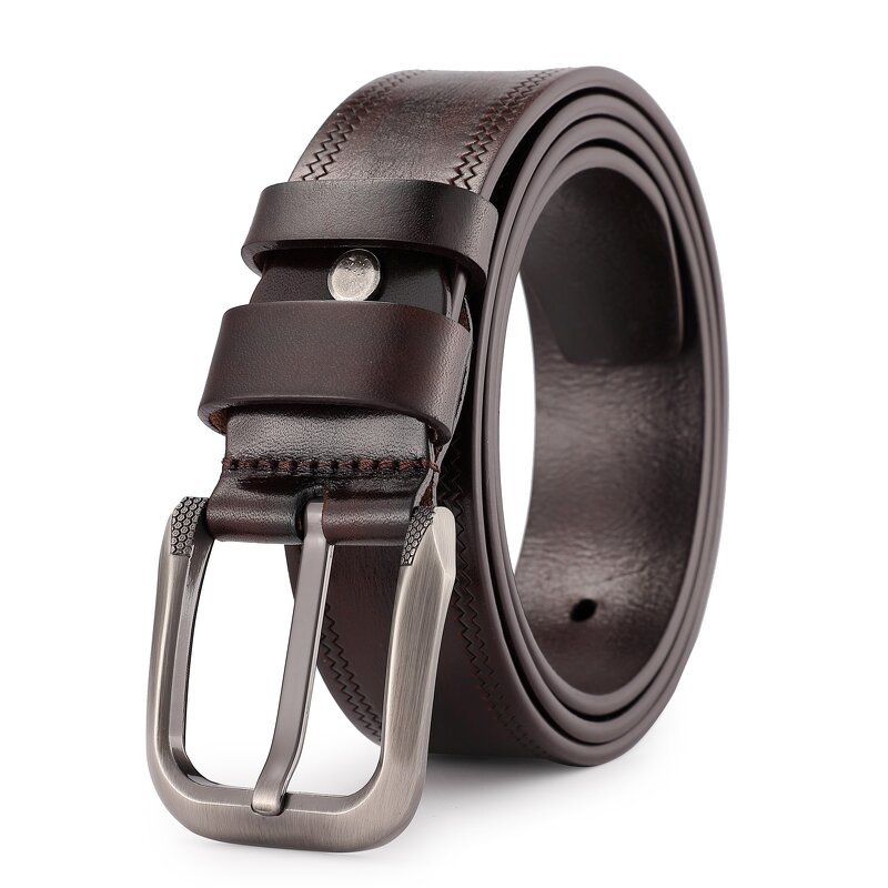 Cowhide Belt Supplier - Customized Real Leather Male