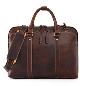Leather Messenger Bag Supplier - HORSE&TIGER Vintage Laptop