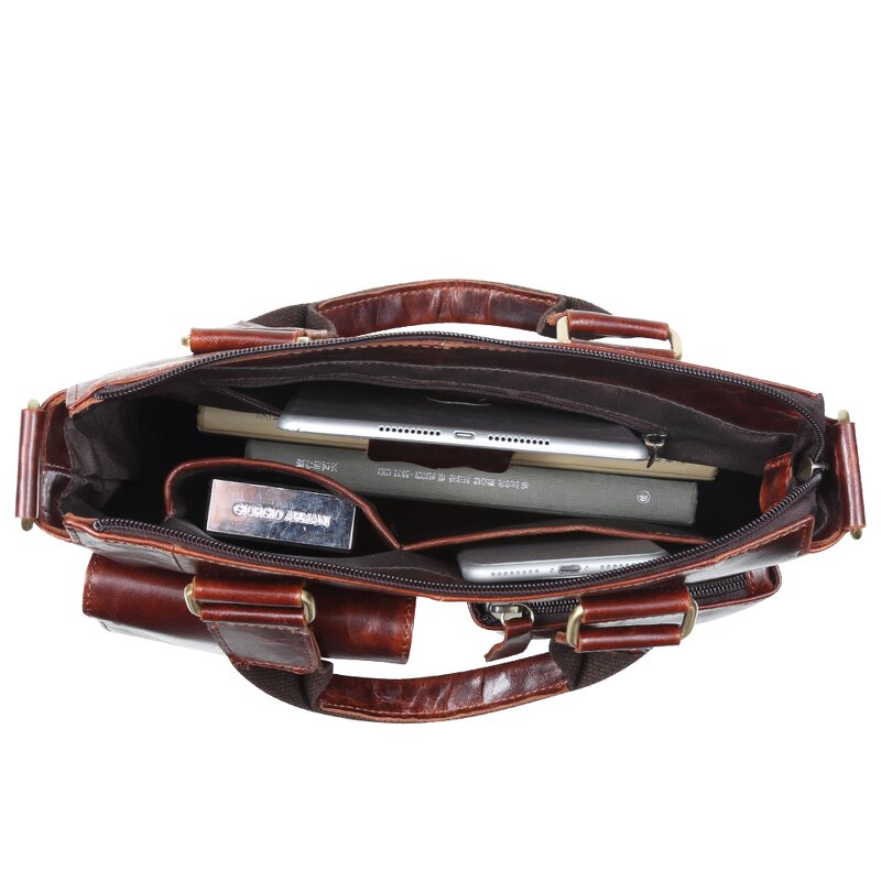 Leather Briefcase Manufacturer - Custom Vintage Crazy Horse