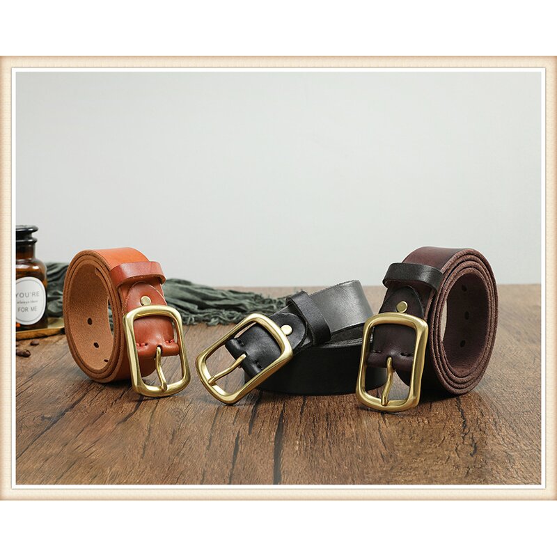 Men's Slide Buckle Belt Manufacturer - Fashion Brand Cow