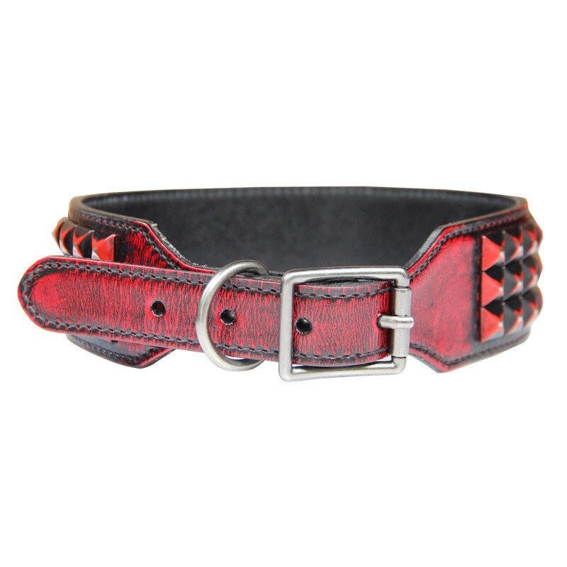 Custom Dog Collar Manufacturer - Genuine Leather Center Heavy
