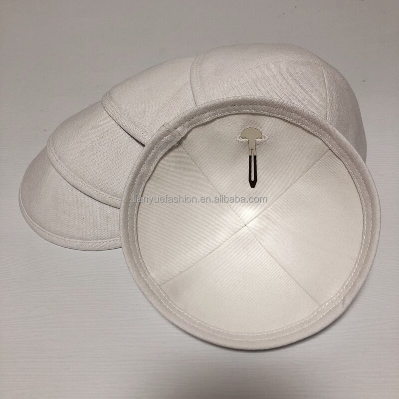 Linen Kippah Manufacturer - Custom Printed Jewish Hat Challah Cover