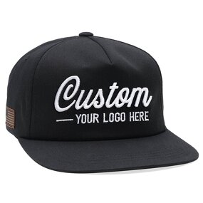 5 Panel Snapback Cap Manufacturer - 3D Polyester Embroidery Flat Brim All-Gender