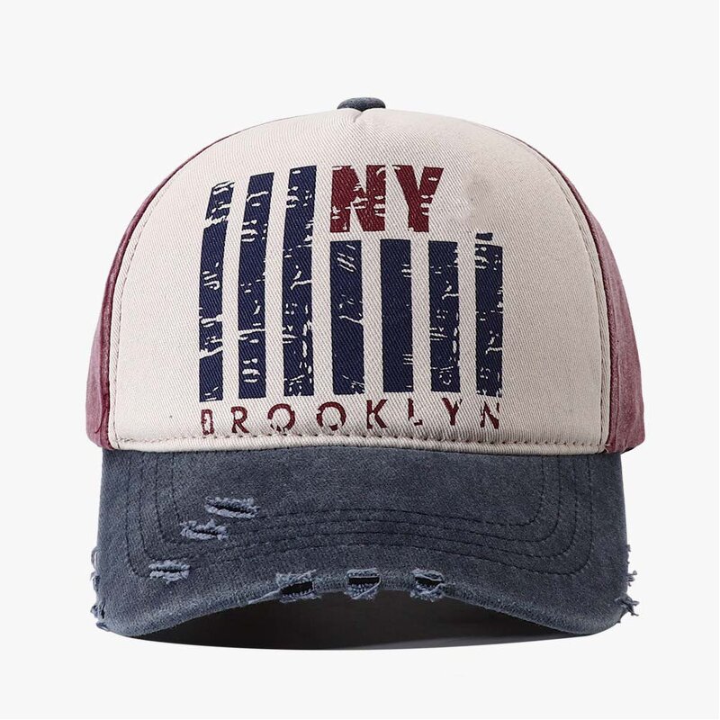 USA Flag Baseball Cap Factory - Custom Vintage Embroidered 5 Panel Unstructured