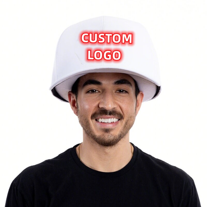 Mens Hip Hop Sports Caps Manufacturer - 6 Panel Big Gorras Giant Custom Flat Brim