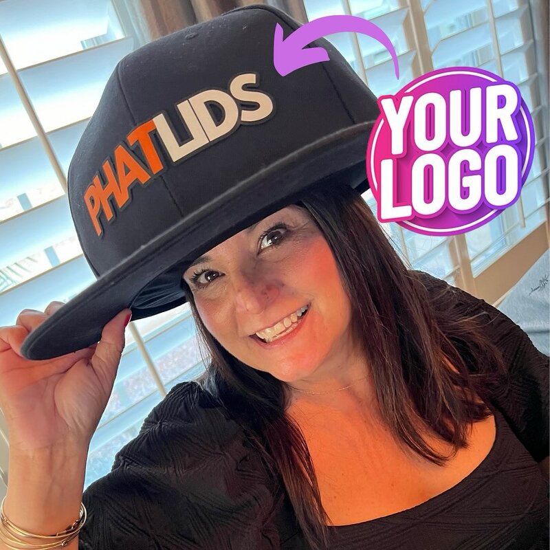 Oversize Snapback Cap Manufacturer - Blank 6 Panels Huge 100% Polyester Embroidered