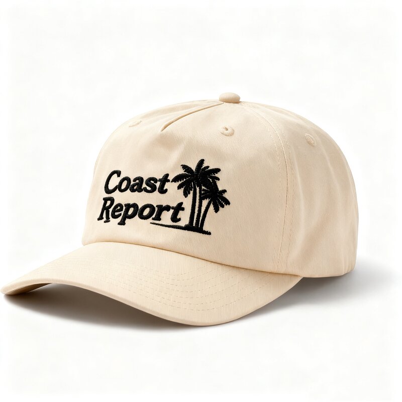 Dad Hats Supplier - Ethnic 5 Panel Unisex 100% Cotton 3D Embroidery