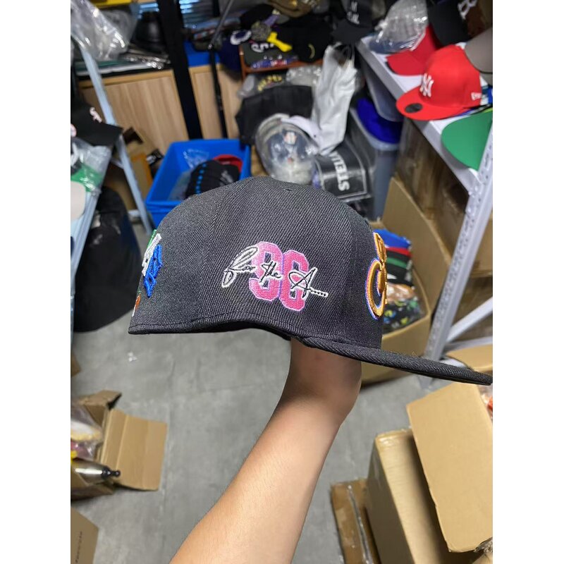 Fitted Cap Factory - Wholesale Baseball Hat 6 Panel 3D Embroidery