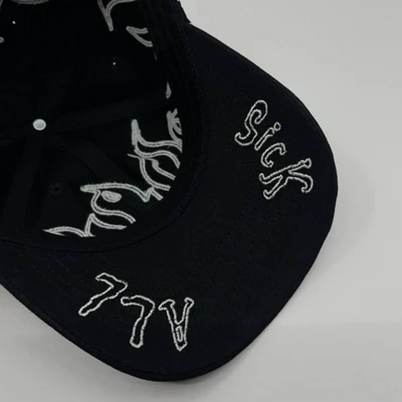 Flame Embroidery Baseball Cap Manufacturer - Hip Hop Outdoor Sports Dad Hat