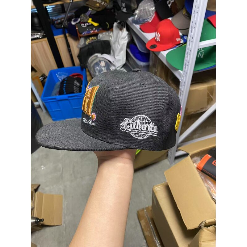 Fitted Cap Factory - Wholesale Baseball Hat 6 Panel 3D Embroidery