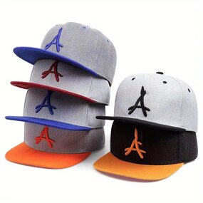 Metallic Baseball Hat Factory - Unisex Custom Sports Flat Brim Snapback Gold