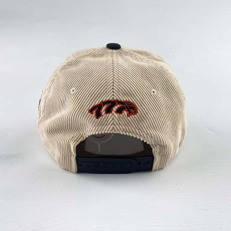 Vintage Corduroy Baseball Cap Supplier - 3D Embroidered Logo Curved Brim Wholesale