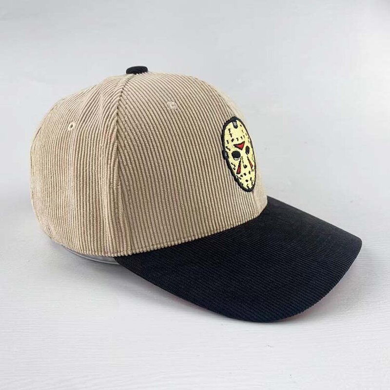 Vintage Corduroy Baseball Cap Supplier - 3D Embroidered Logo Curved Brim Wholesale