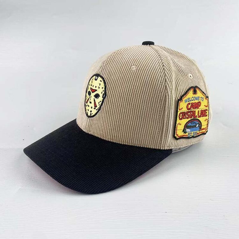 Vintage Corduroy Baseball Cap Supplier - 3D Embroidered Logo Curved Brim Wholesale