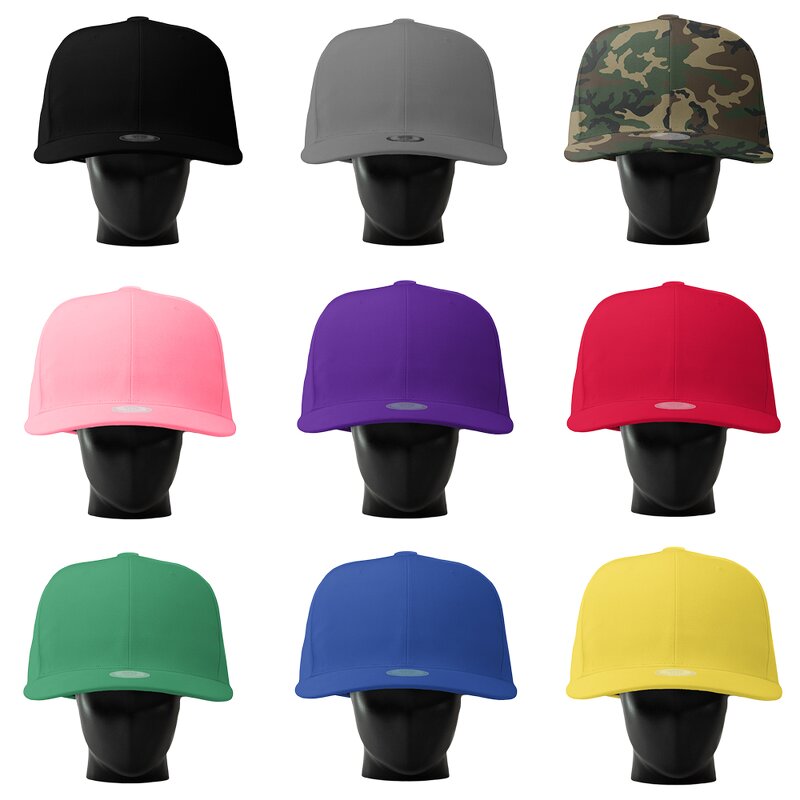 Baseball Sports Snapback Cap Supplier - 100% Polyester Big Oversized Giant Blank