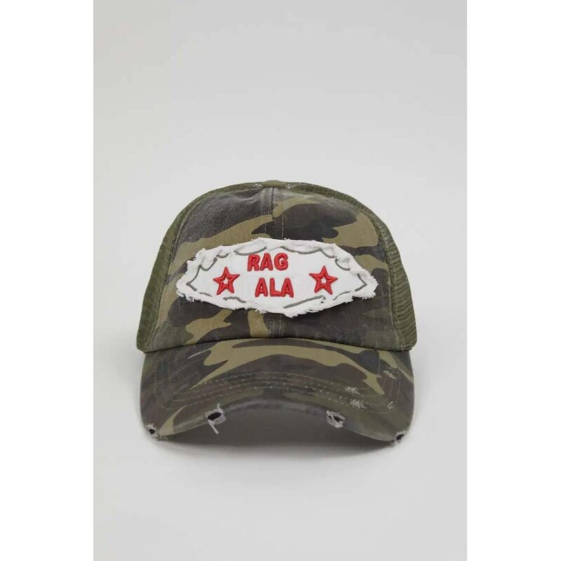 Distressed Dad Cap Supplier - 6-Panel Sporty Embroidery Curved Brim Wholesale