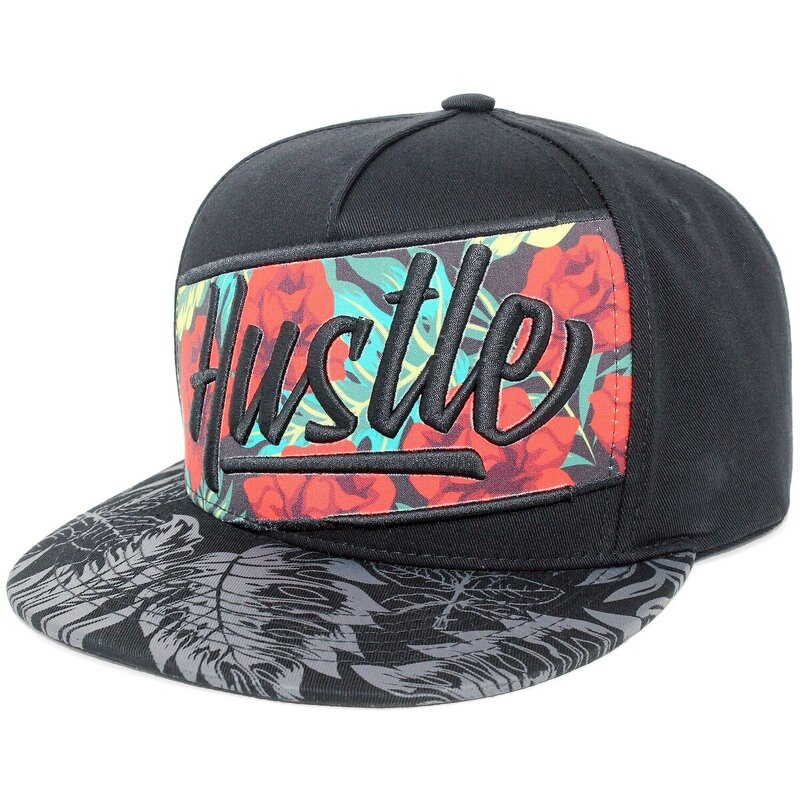 5 Panel Snapback Cap Manufacturer - 3D Polyester Embroidery Flat Brim All-Gender