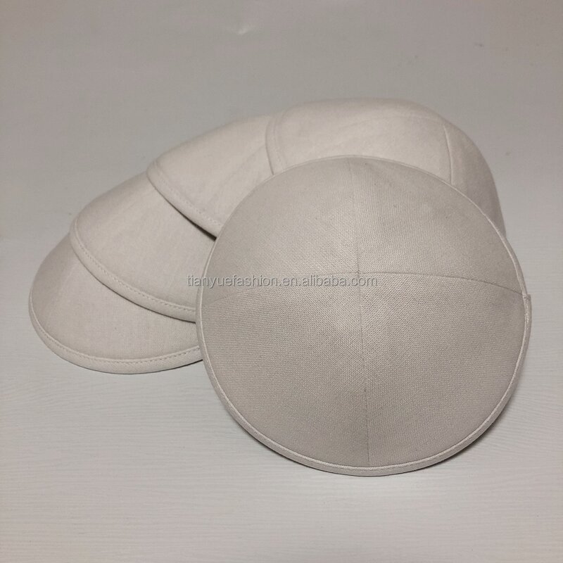 Linen Kippah Manufacturer - Custom Printed Jewish Hat Challah Cover