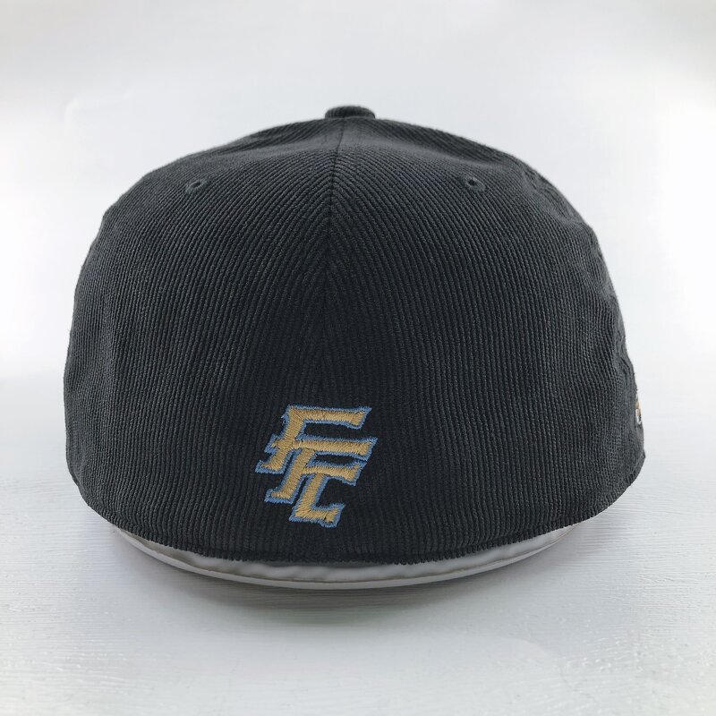 Corduroy Snapback Cap Factory - 6 Panel Black Custom 3D Embroidery Logo