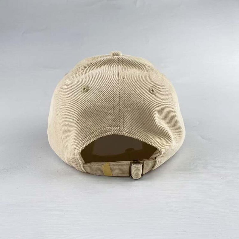 Vintage Corduroy Baseball Cap Factory - Custom Flat Embroidered Logo Curved Brim