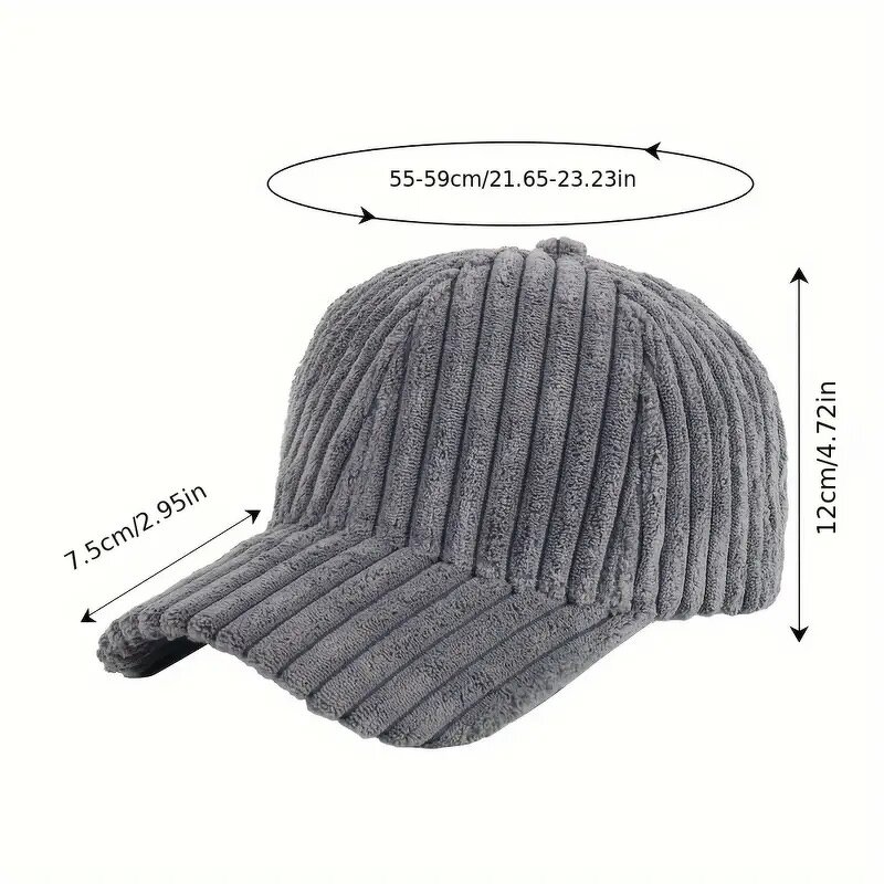 Woven Patch Snapback Cap Factory - Old-School Style Curved Brim Corduroy Metal Closure