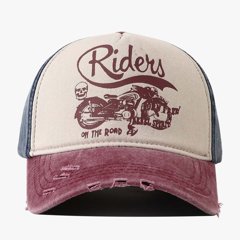 USA Flag Baseball Cap Factory - Custom Vintage Embroidered 5 Panel Unstructured