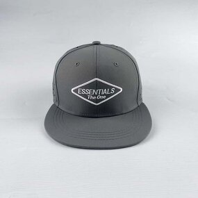 Mesh Trucker Hat Supplier - 6-Panel Laser Perforated Cut Hole Blank Flat Bill