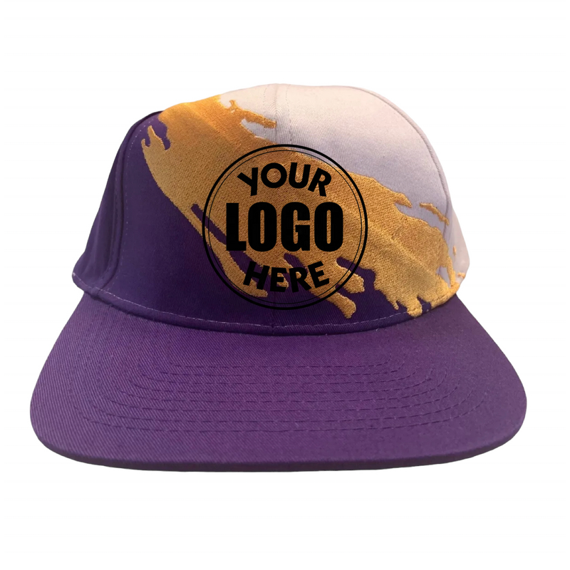 Splash Snapback Cap Manufacturer - Large Space Embroidery Custom 6 Panels Sports