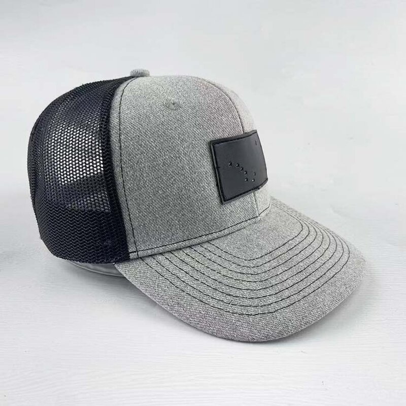 Custom Sports Hats Manufacturer - Embroidery Polyester Stars Patch Blank Mesh
